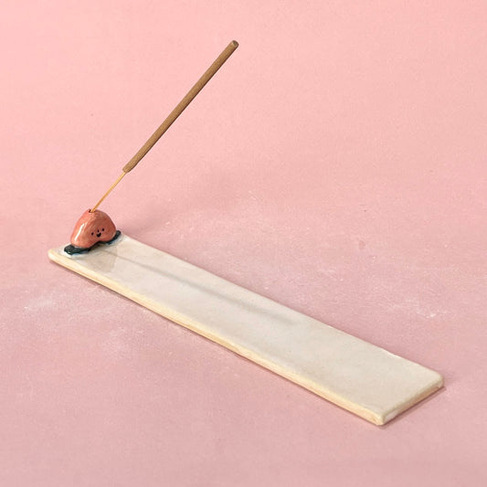 Peach Long Incense Holder