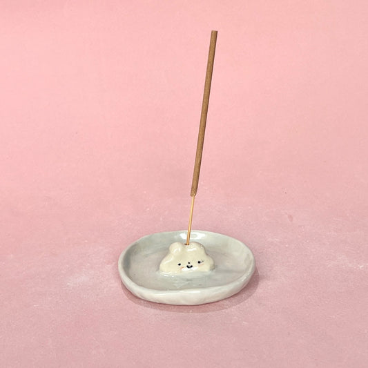 Cloud Round Incense Holder