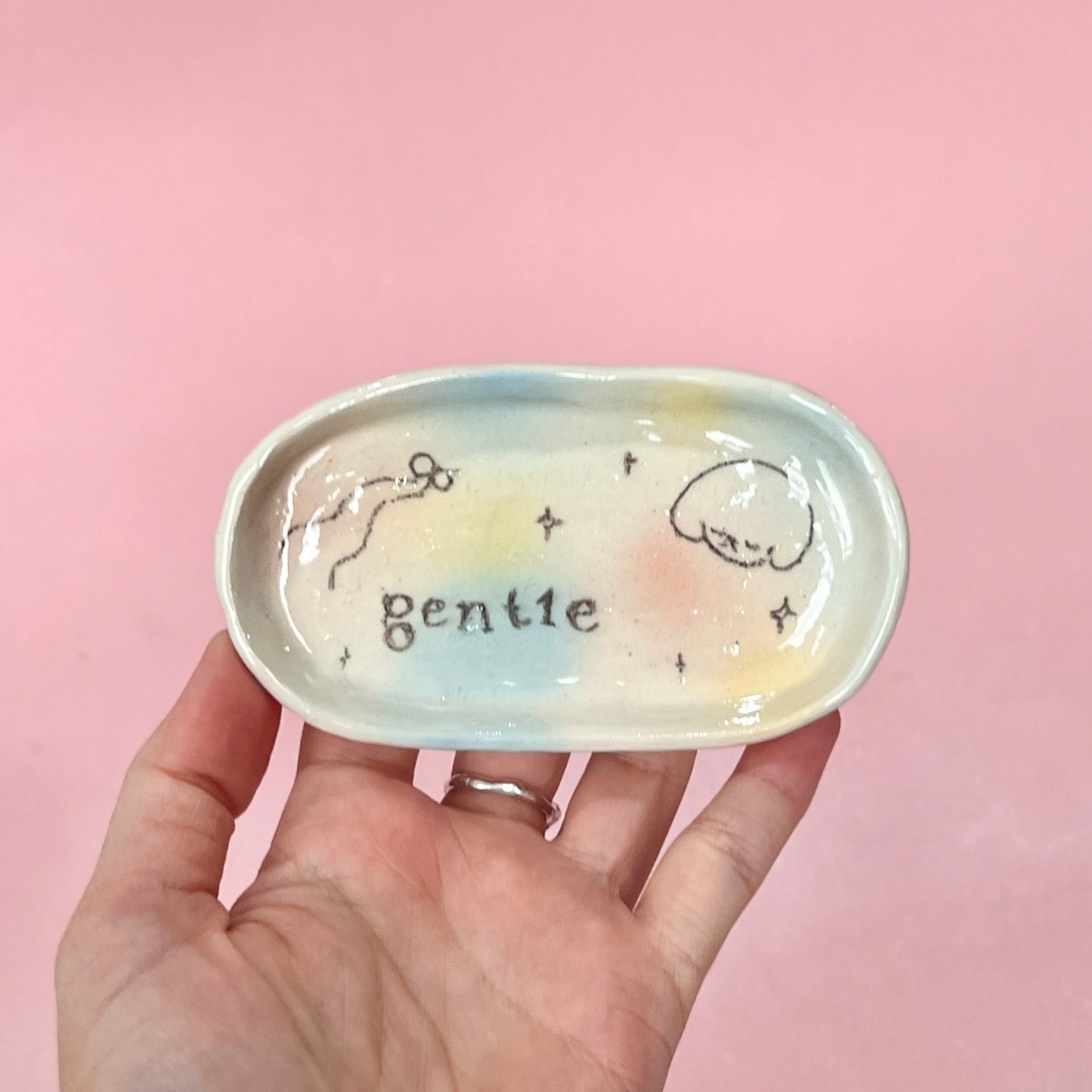 "gentle" Bubblegum Trinket Tray