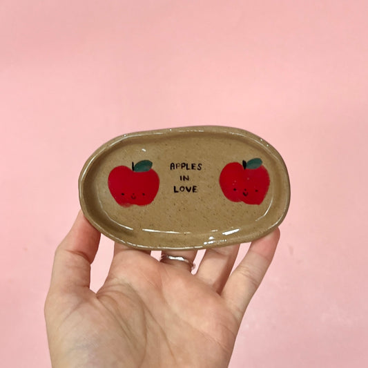 Apples In Love Trinket Tray