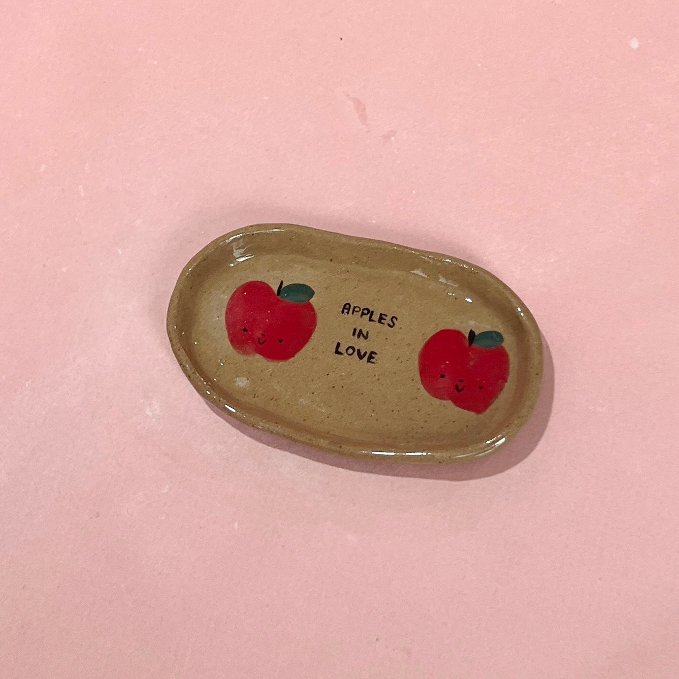 Apples In Love Trinket Tray