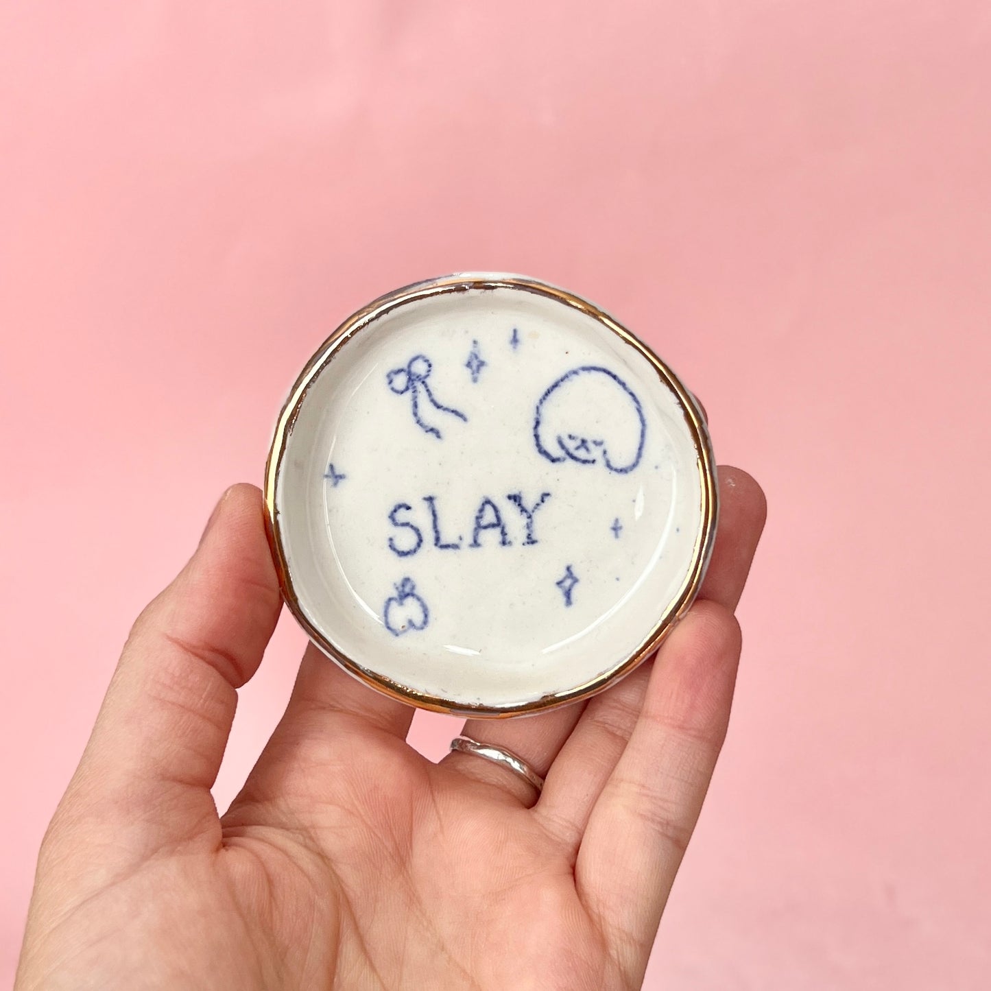 Slay Gold Trinket Dish