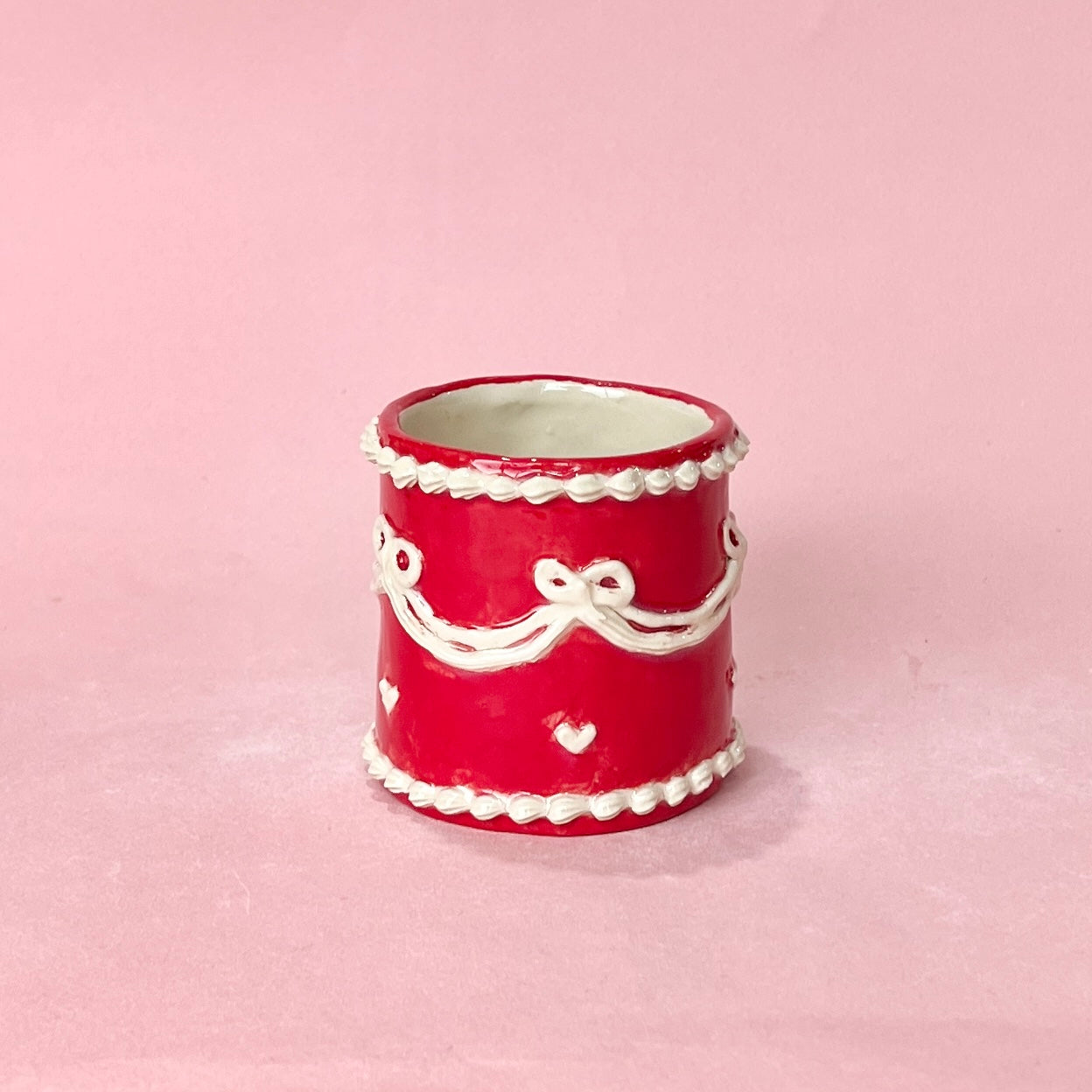 Red Bows Icing Mug