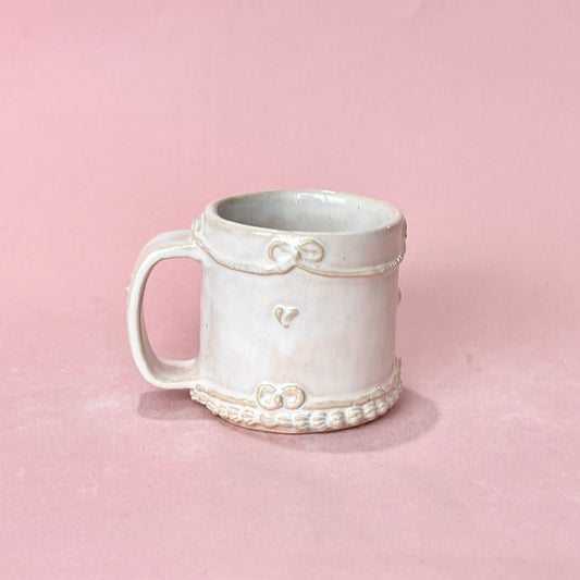 Pale Pink Icing Mug