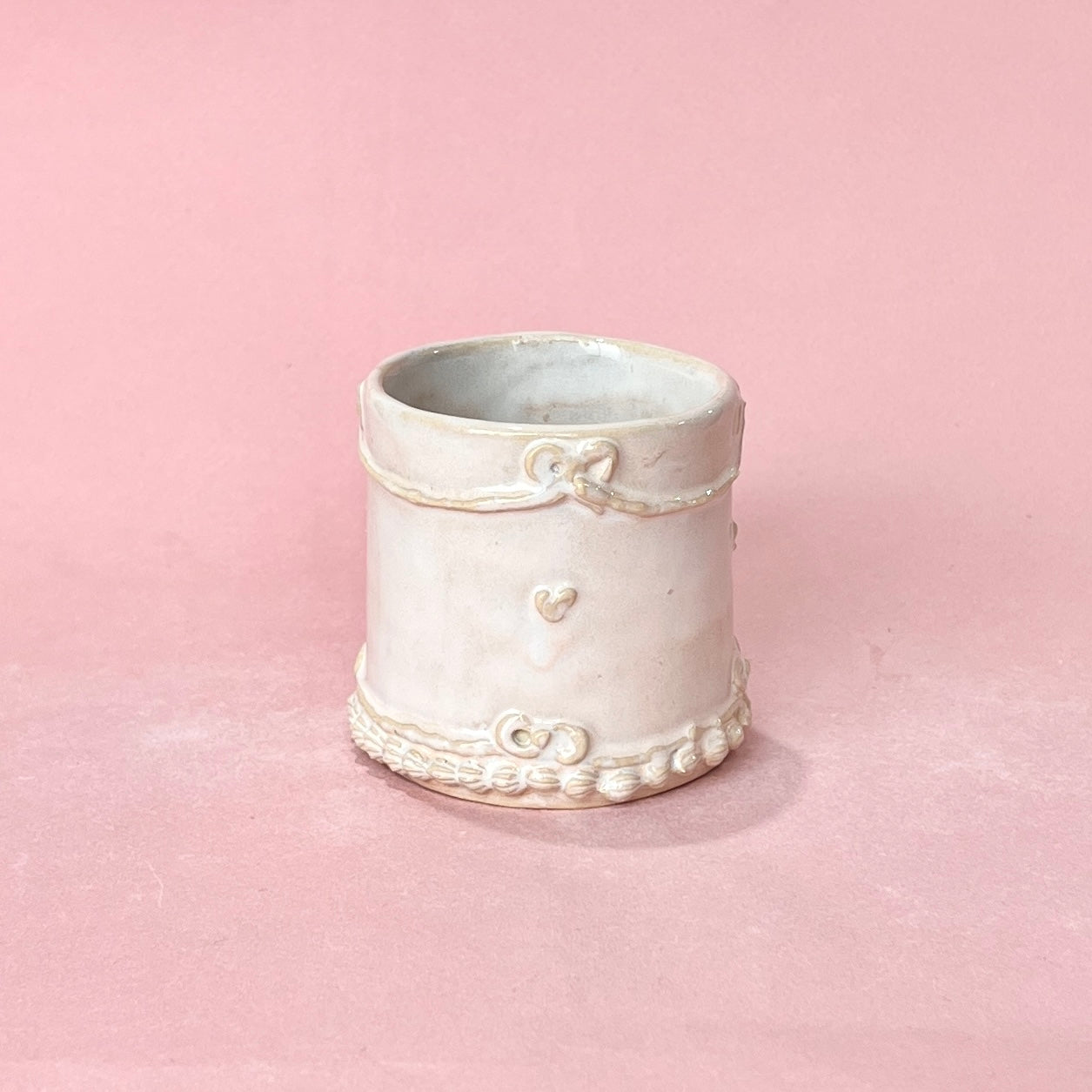 Pale Pink Icing Mug