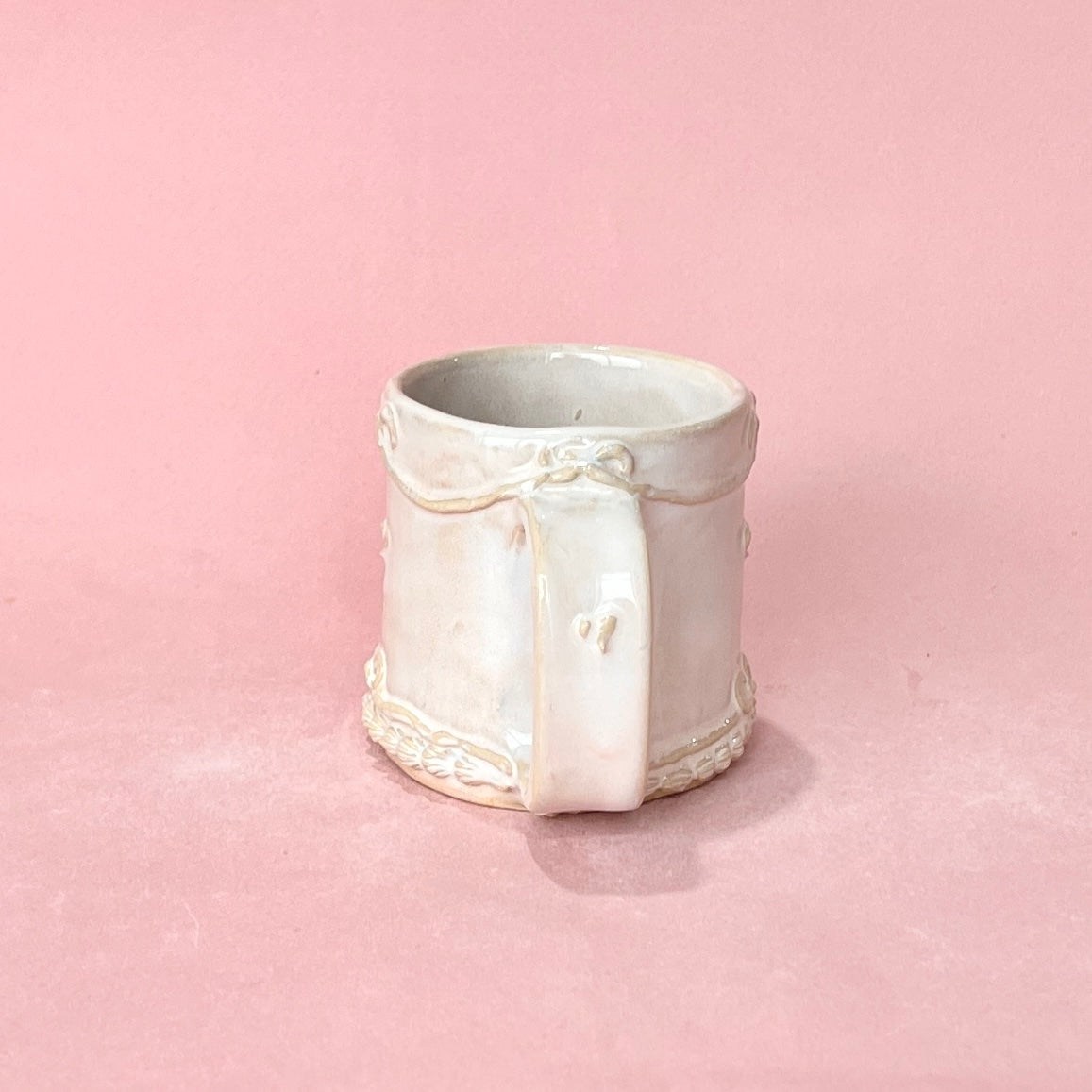 Pale Pink Icing Mug