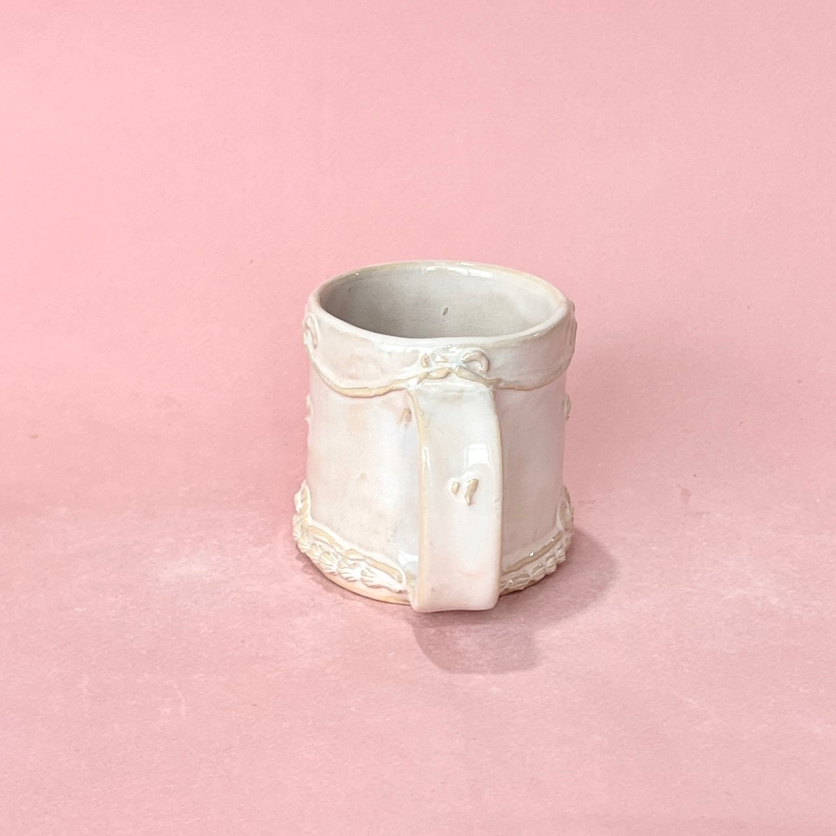 Pale Pink Icing Mug