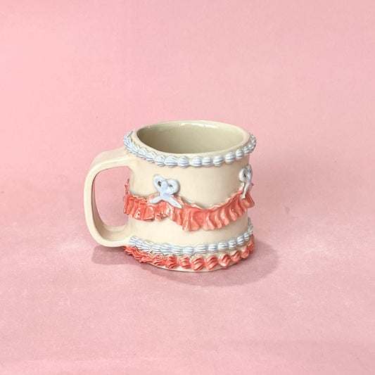 Pink and Blue Icing Mug