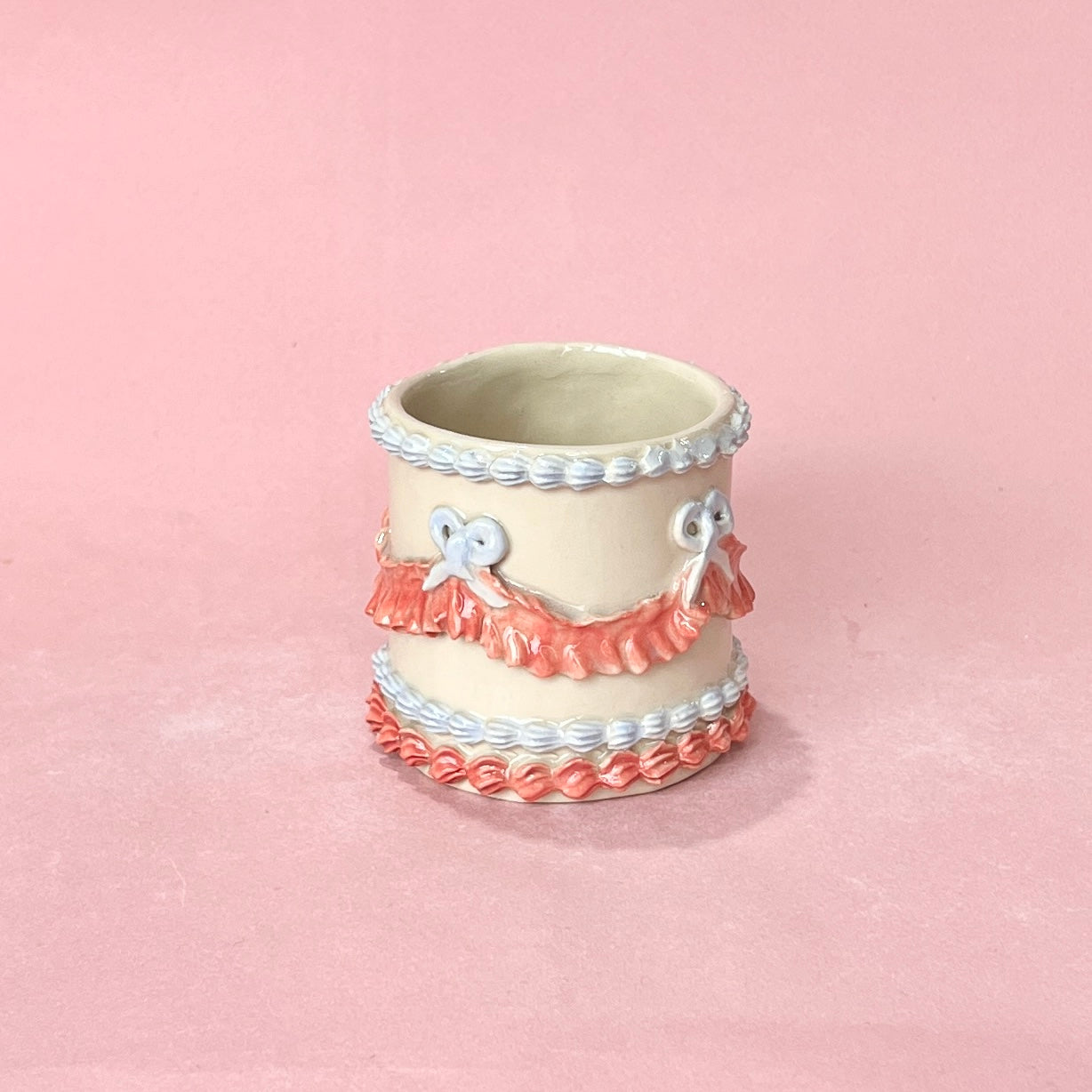 Pink and Blue Icing Mug