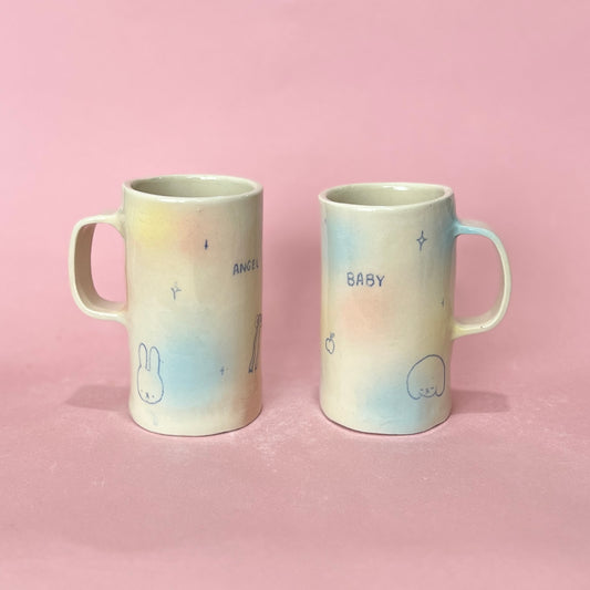 Bubblegum Tall Mugs