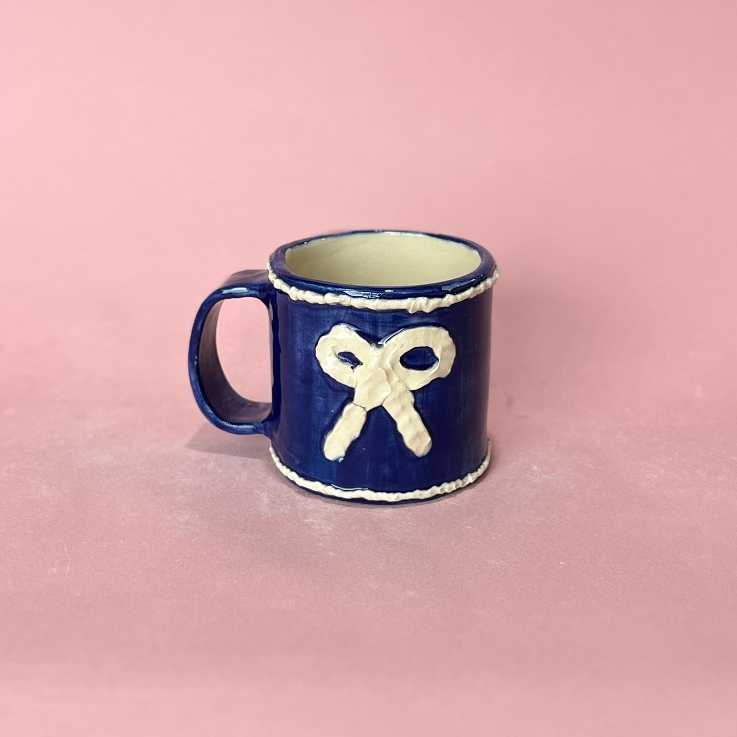 Navy Short Royal Icing Mug