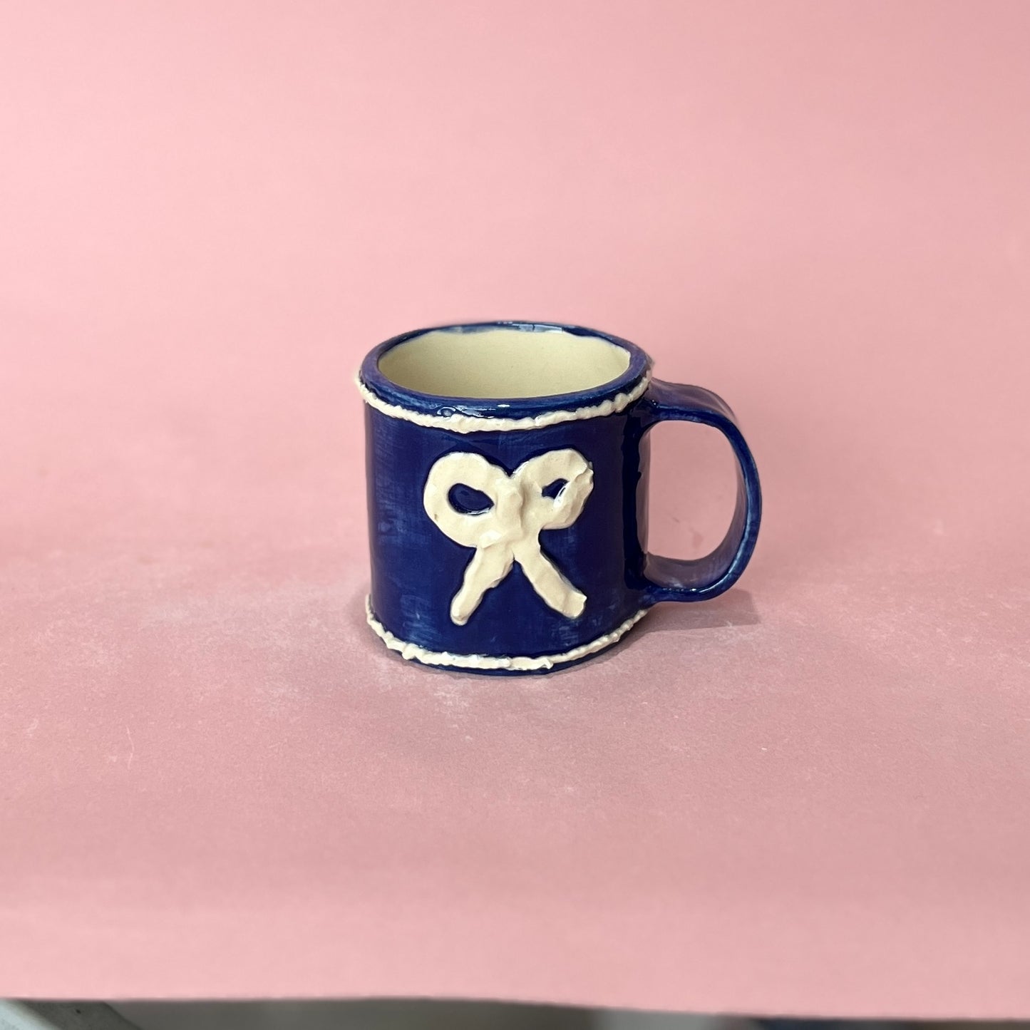 Navy Short Royal Icing Mug