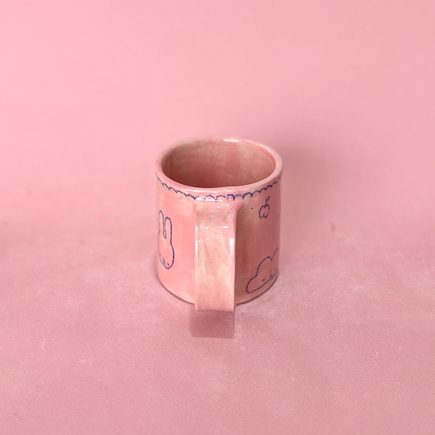 Pink Scribble Mug