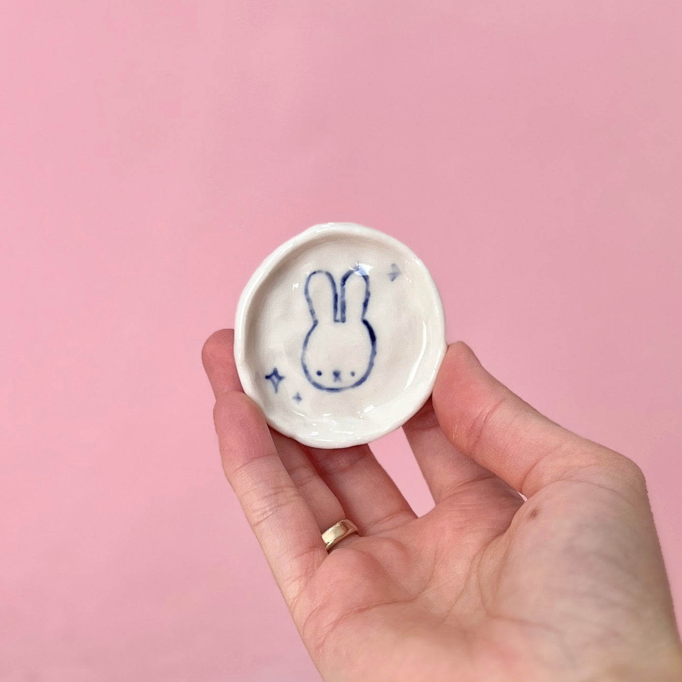 Bunny Porcelain Trinket Dish