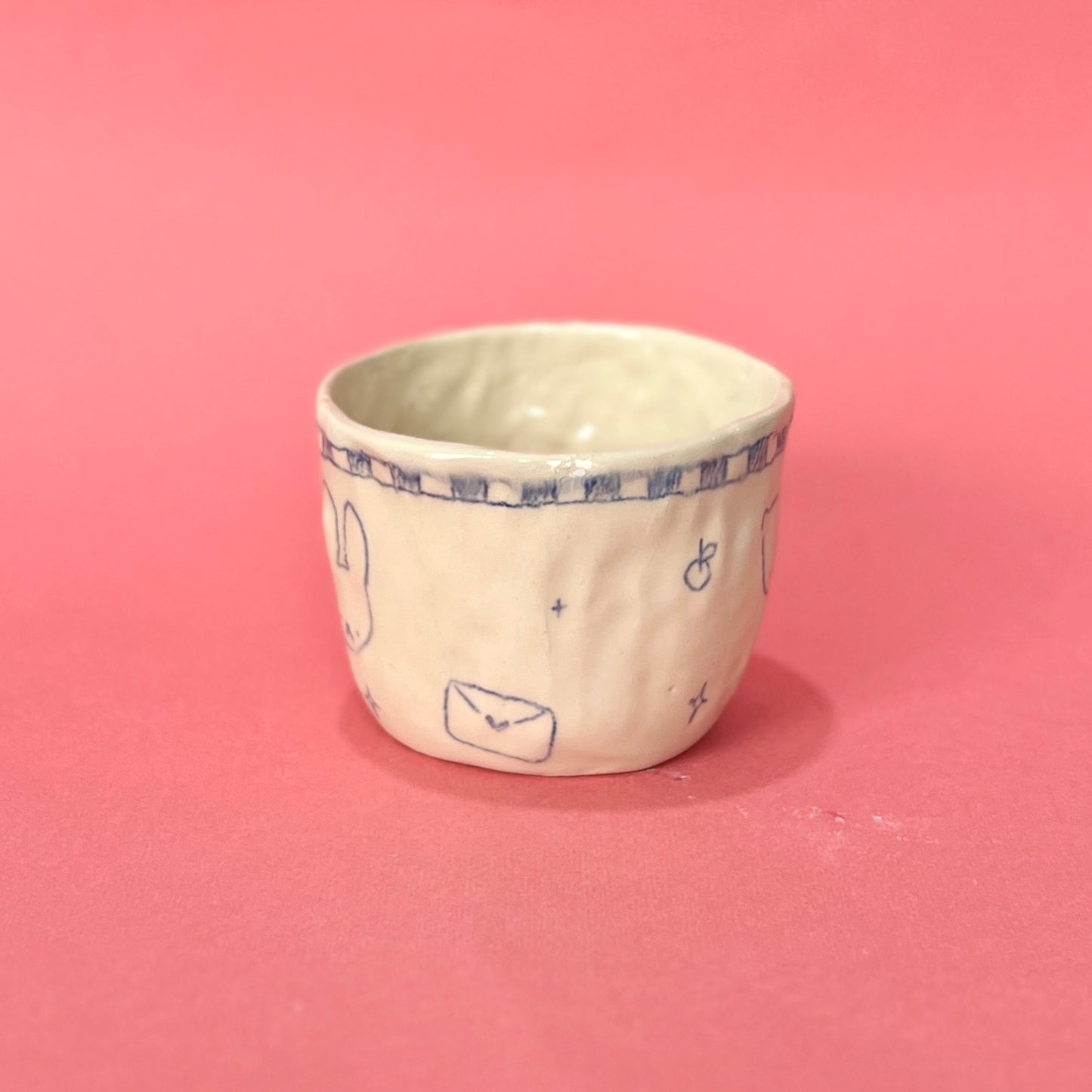 Scribble mug (SECONDS - food safe)