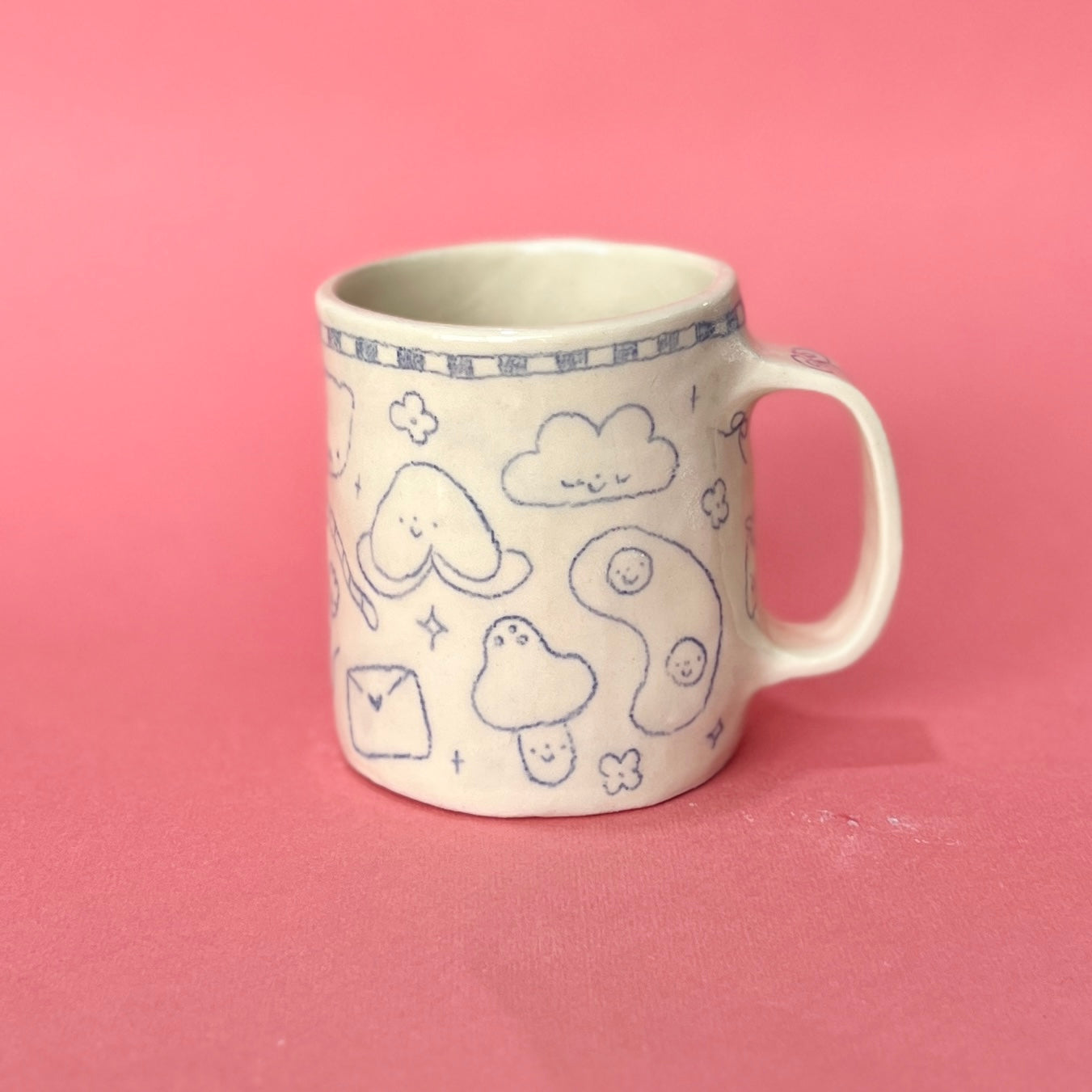 Medium Scribble Mug (SECOND - not food safe)