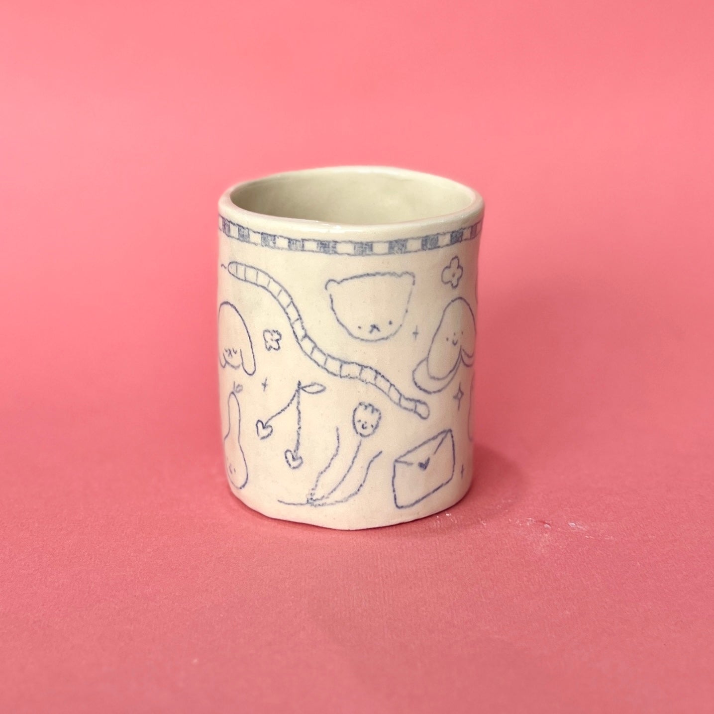 Medium Scribble Mug (SECOND - not food safe)