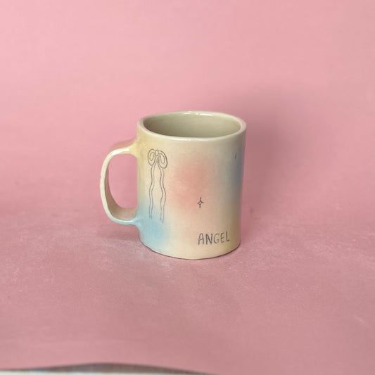 Bubblegum 'ANGEL' Scribble Mug