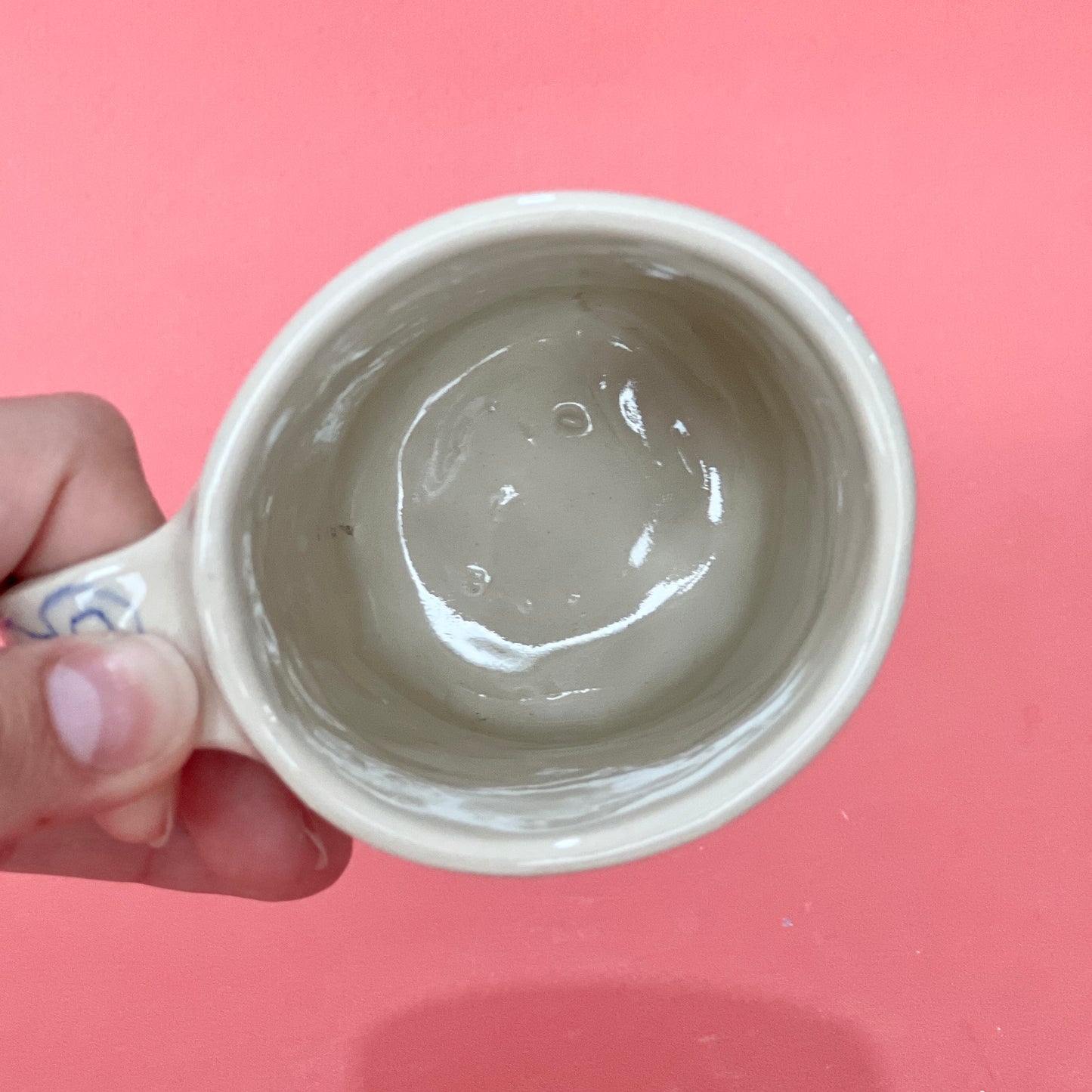 Checkerboard Scribble Mug (SECONDS - not food safe)