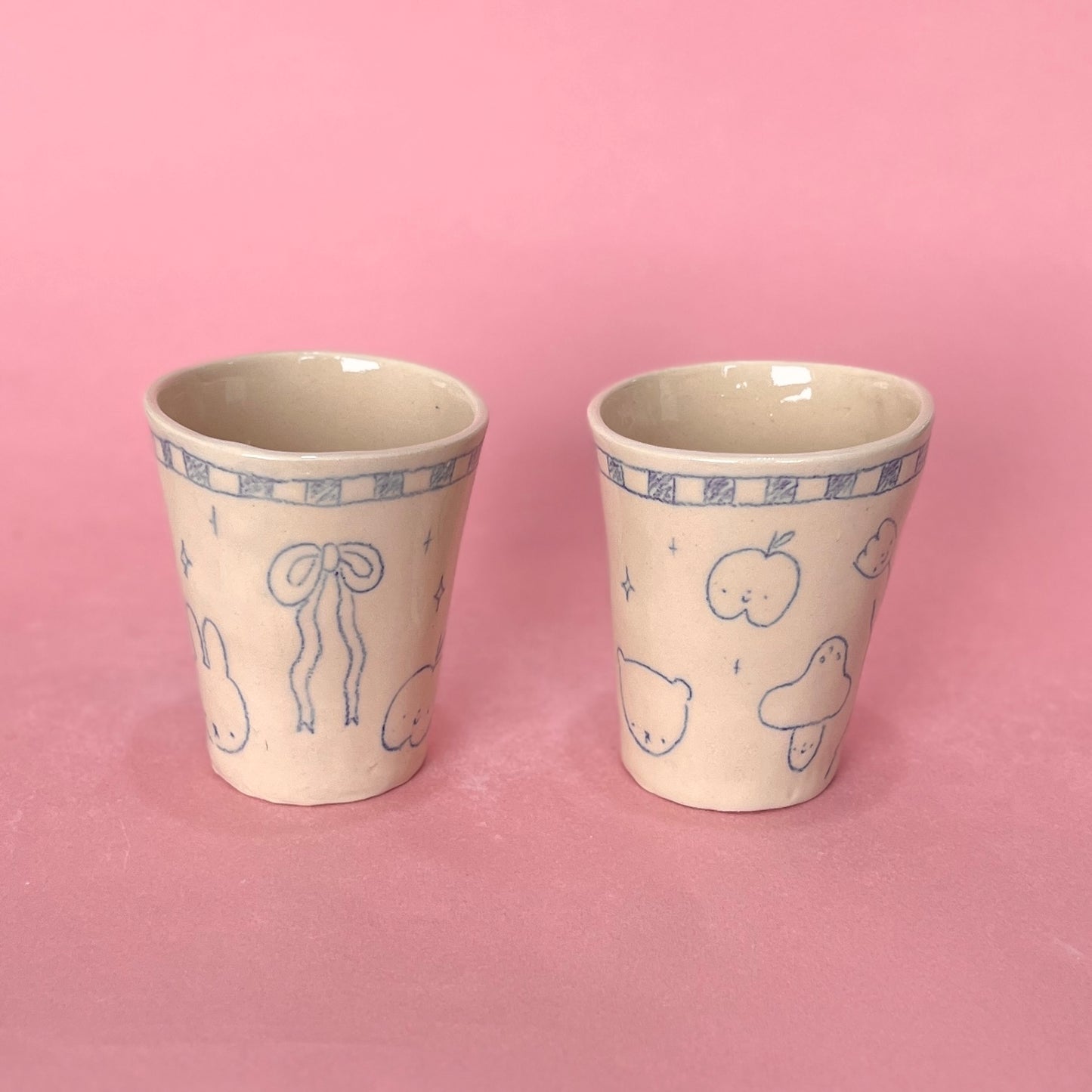 Scribble Latte Cups