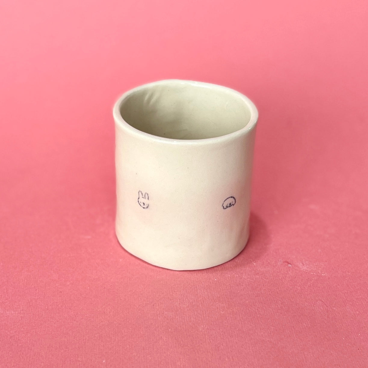 Pink Spotty Airbrush Mug