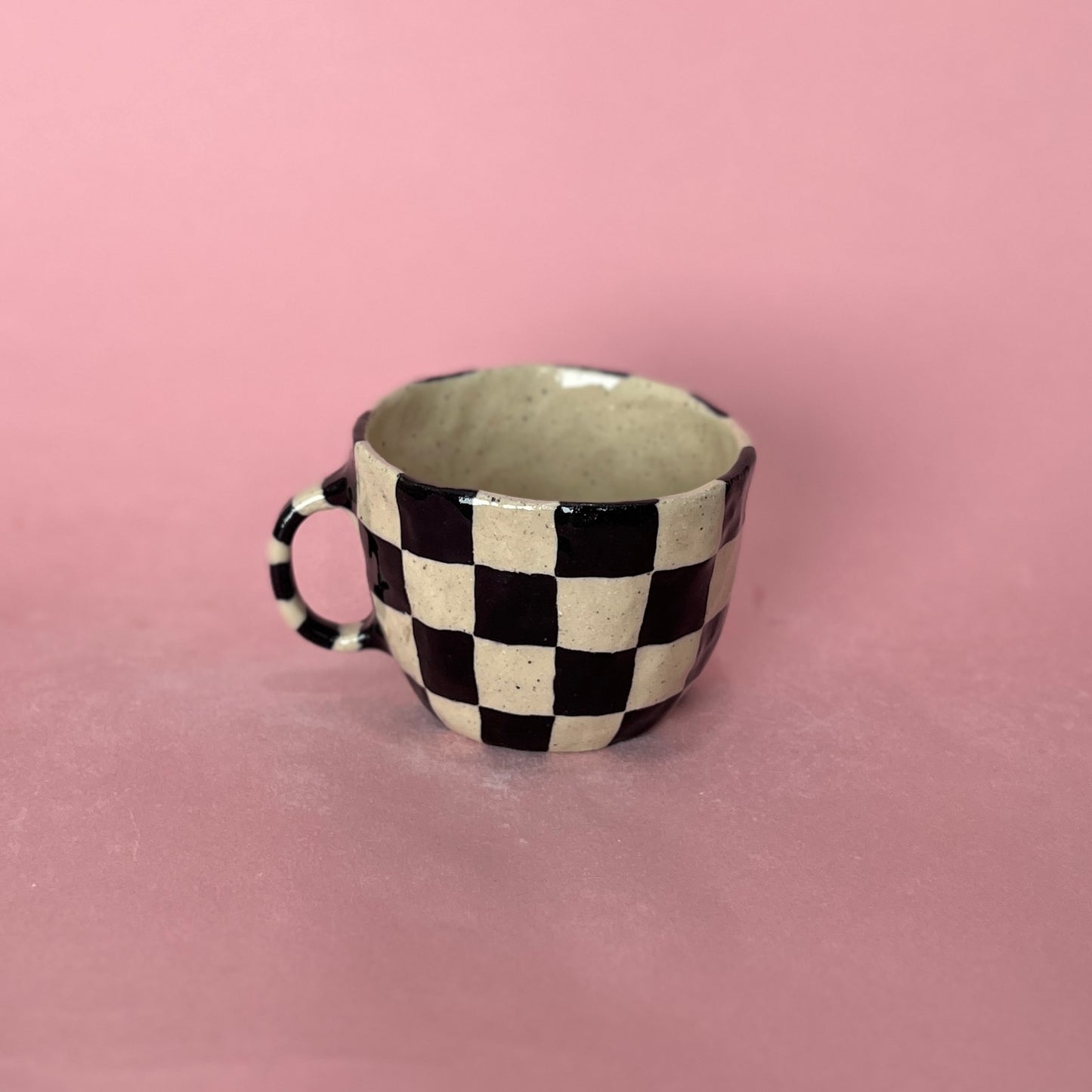 Checkerboard Speckle Mug