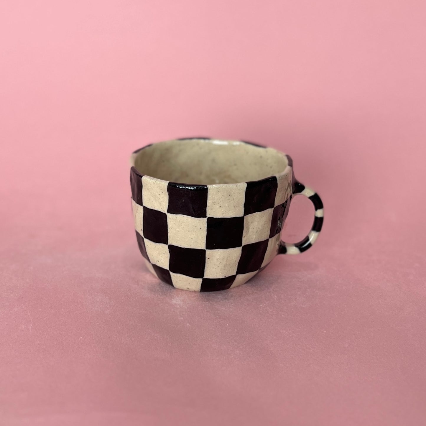 Checkerboard Speckle Mug