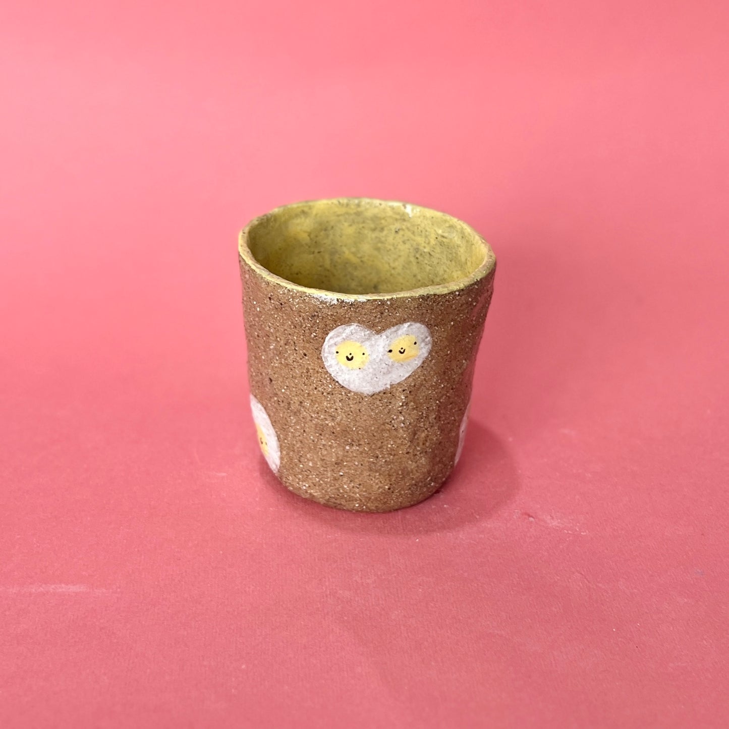 Dark Speckle Clay Egg Mug (SAMPLE)