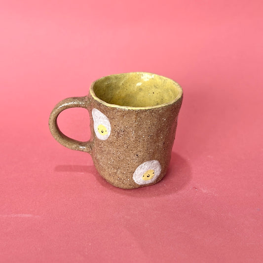 Dark Speckle Clay Egg Mug (SAMPLE)