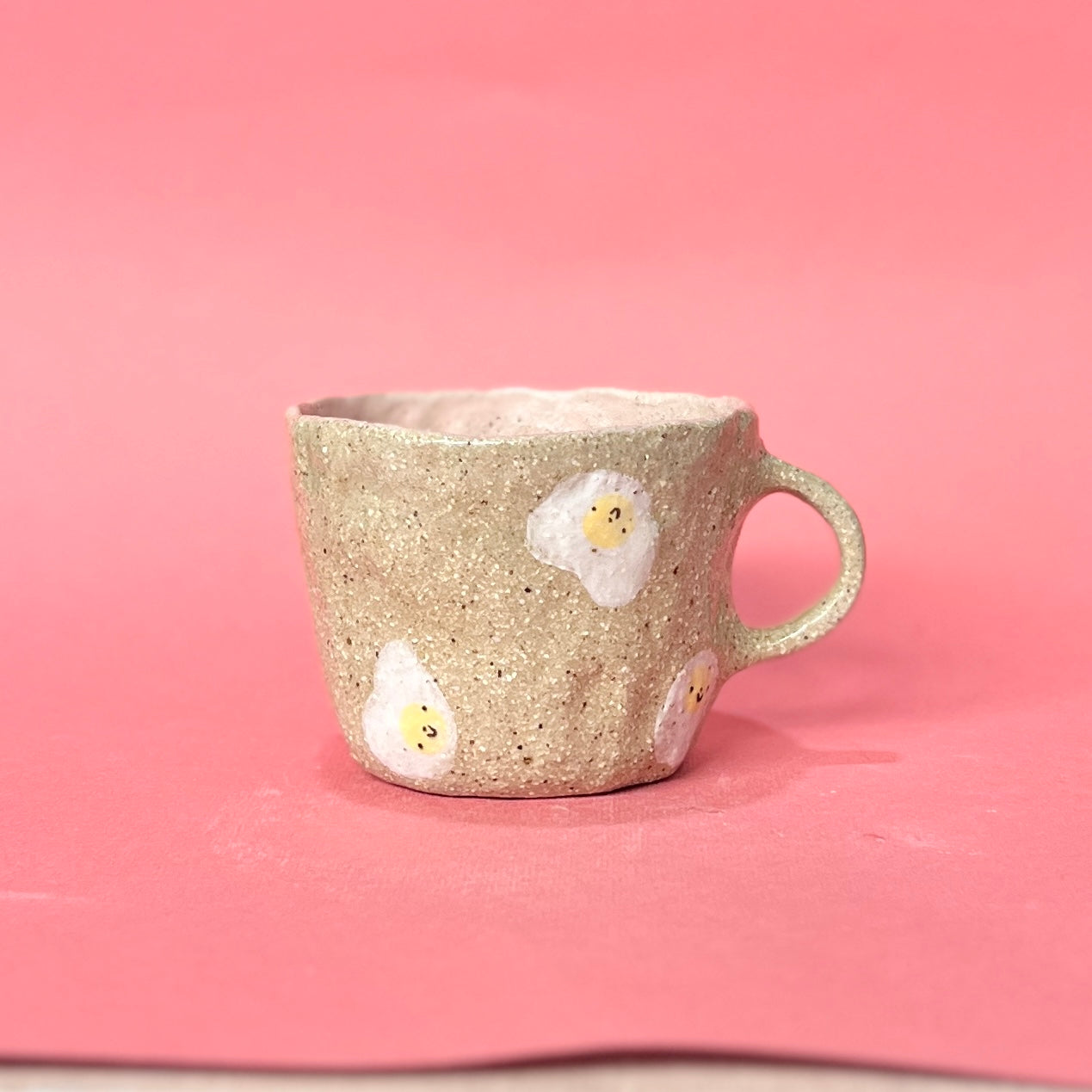 Speckled Eggy Mug Pink Inside (SAMPLE)