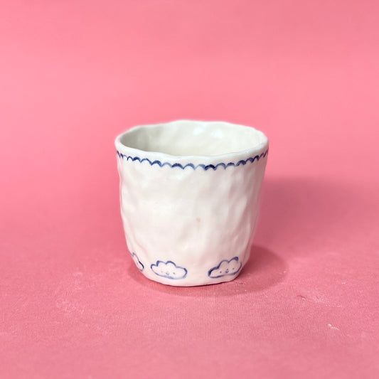 Porcelain Cloudy Latte Cup (SAMPLE)