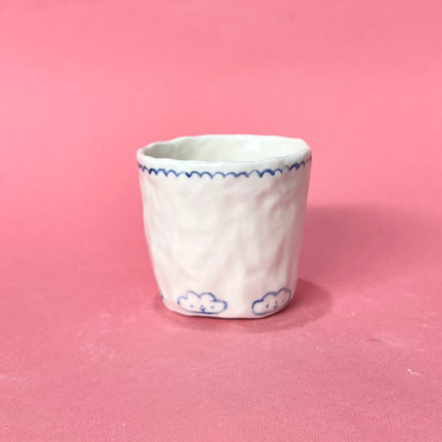 Porcelain Cloudy Latte Cup (SAMPLE)