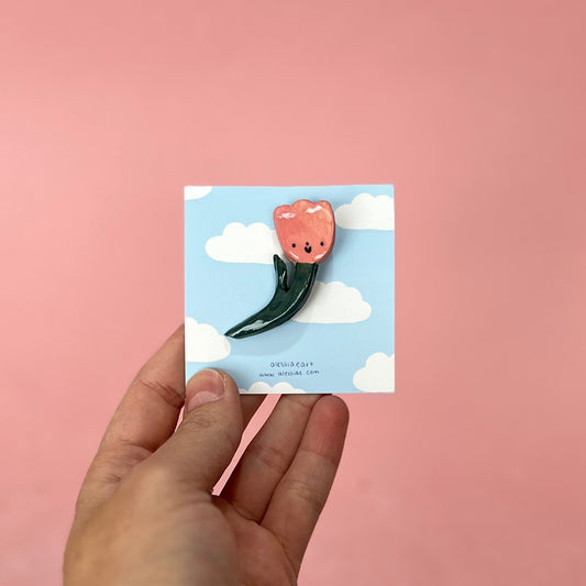 Tulip Ceramic Pin