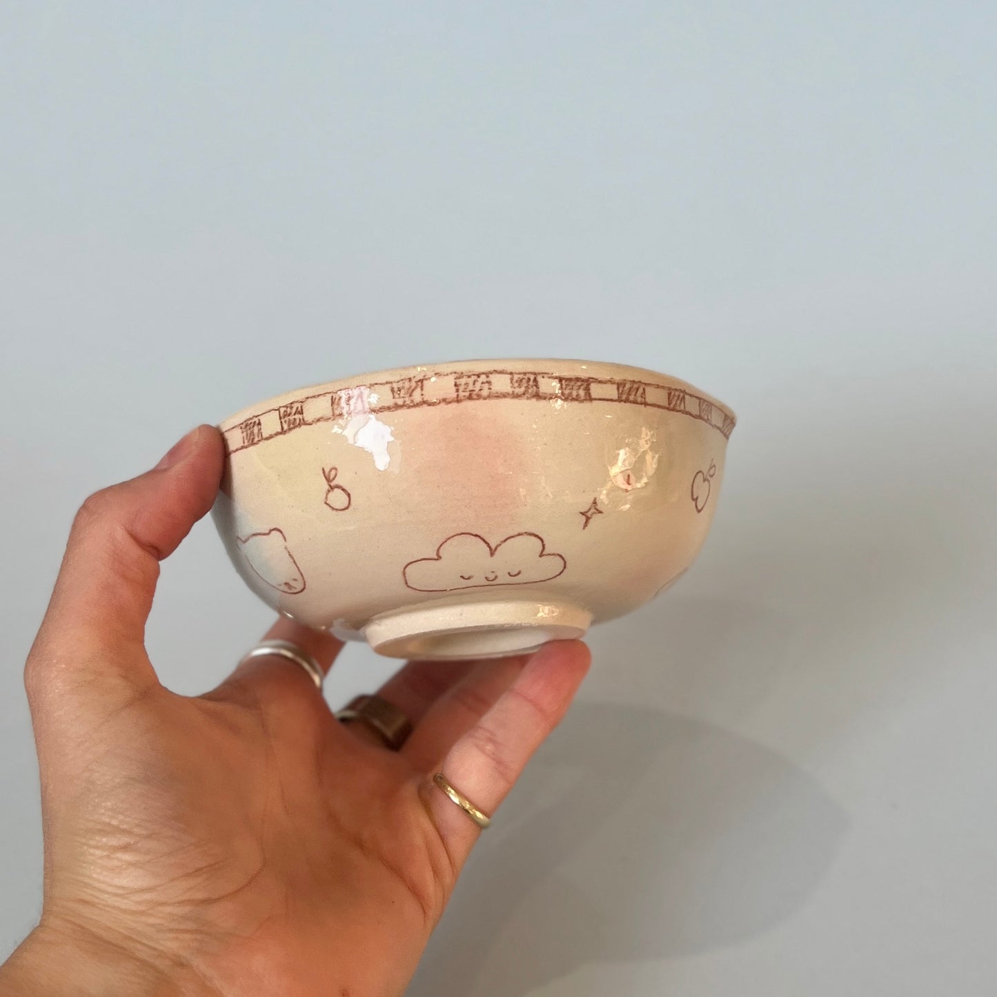 Bubblegum Scribble Matcha Bowl