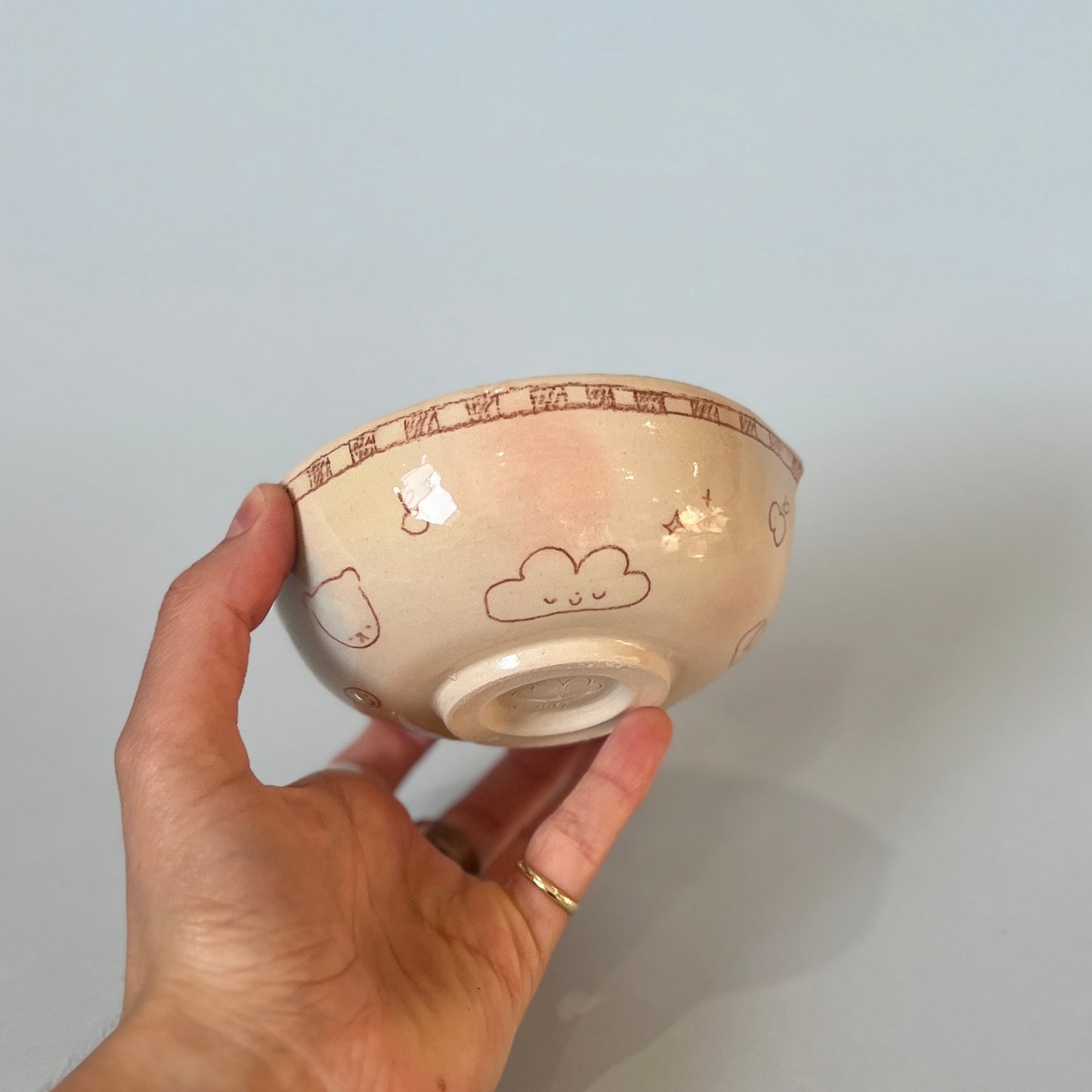 Bubblegum Scribble Matcha Bowl