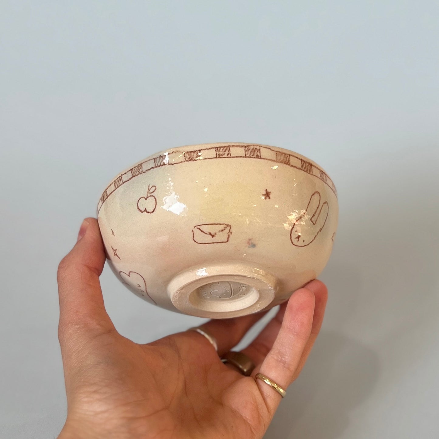 Bubblegum Scribble Matcha Bowl