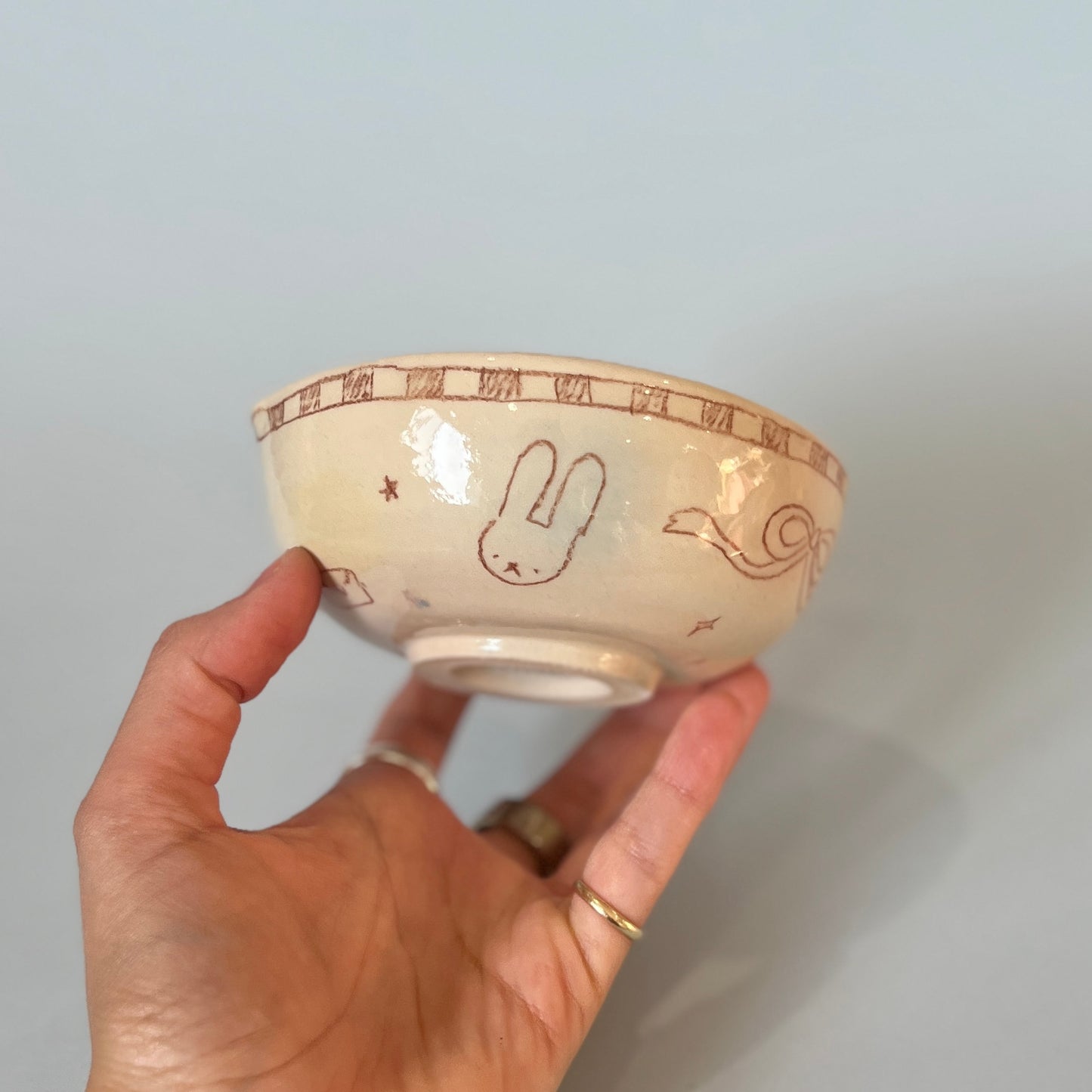 Bubblegum Scribble Matcha Bowl