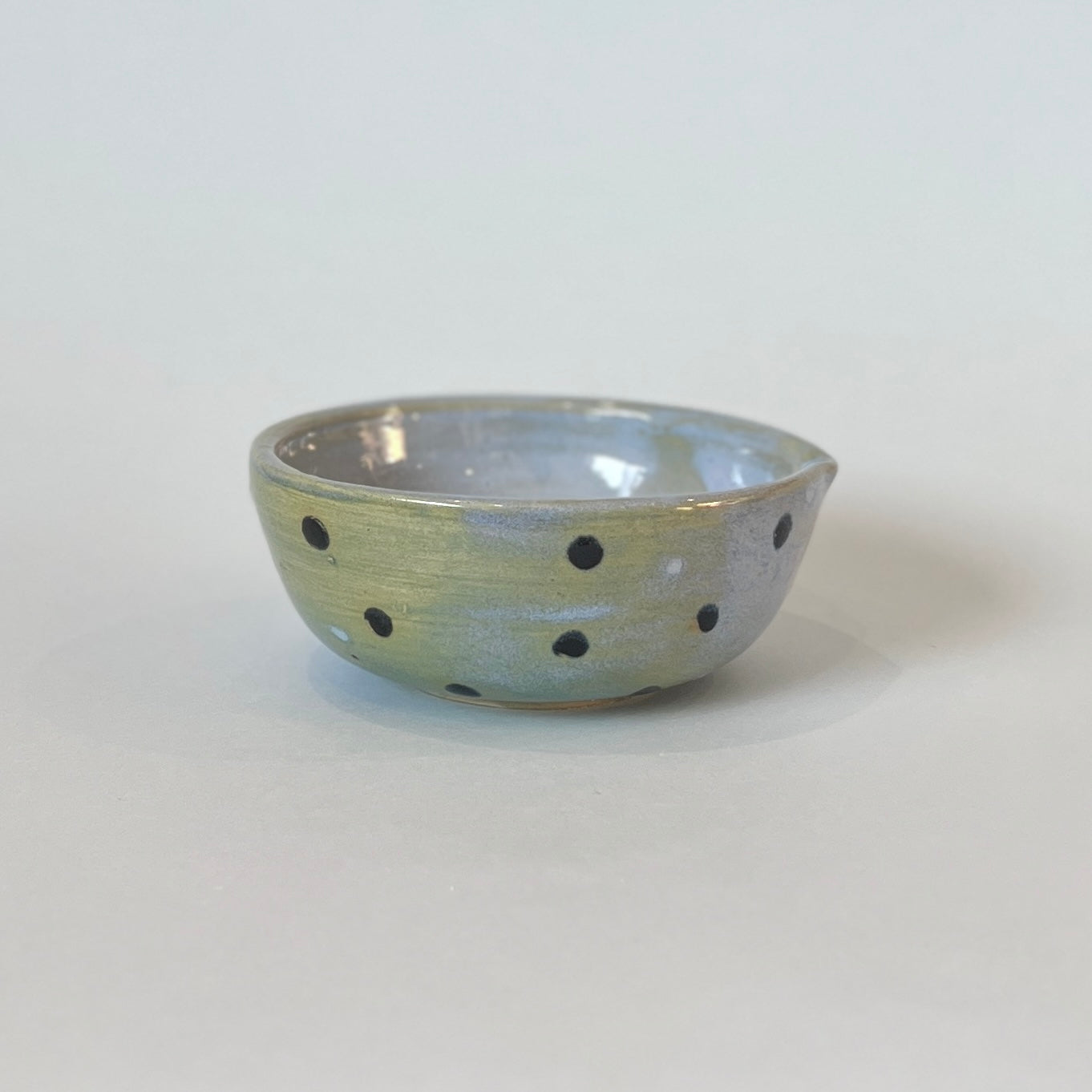 Blue Spotty Matcha Bowl
