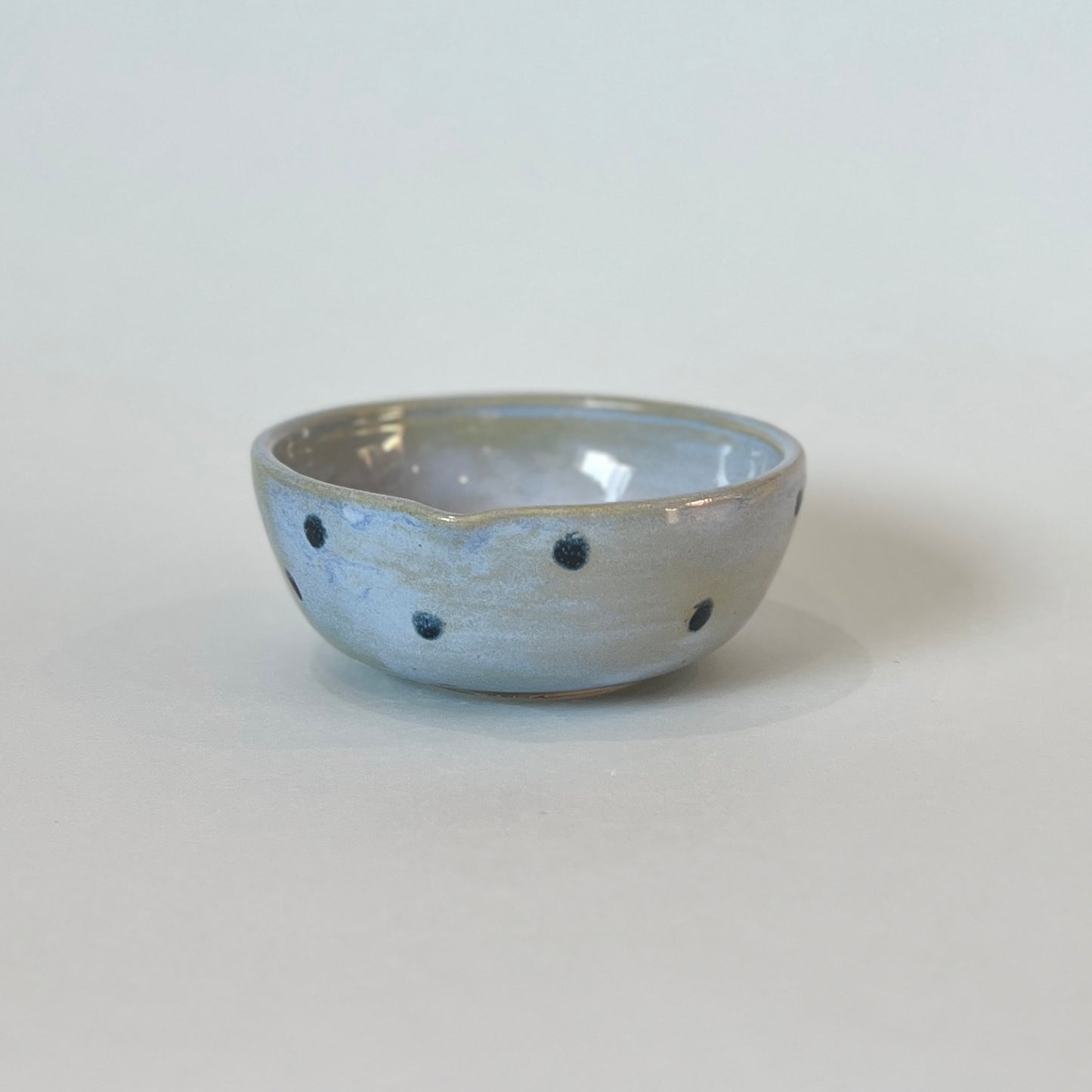 Blue Spotty Matcha Bowl