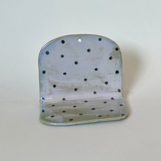 Blue Spotty Wall Shelf