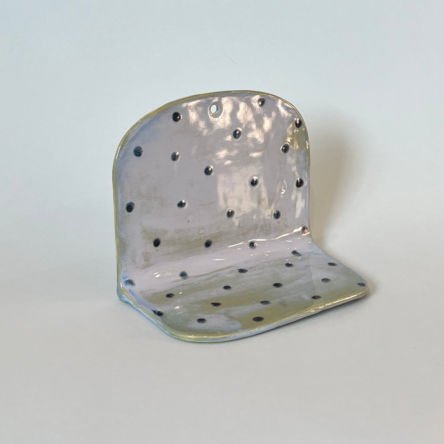 Blue Spotty Wall Shelf