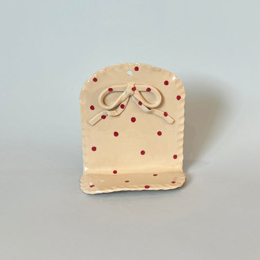 Bow Spotty Wall Hanging