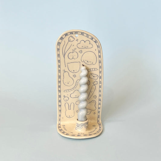 "Sorry I'm Busy Dreaming" Scribble Candle Sconce