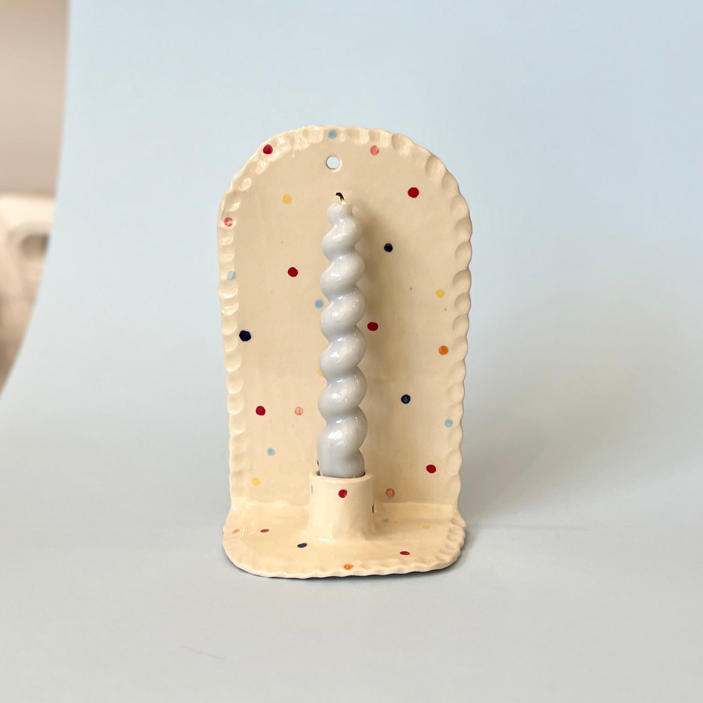 Spotty Candle Sconce