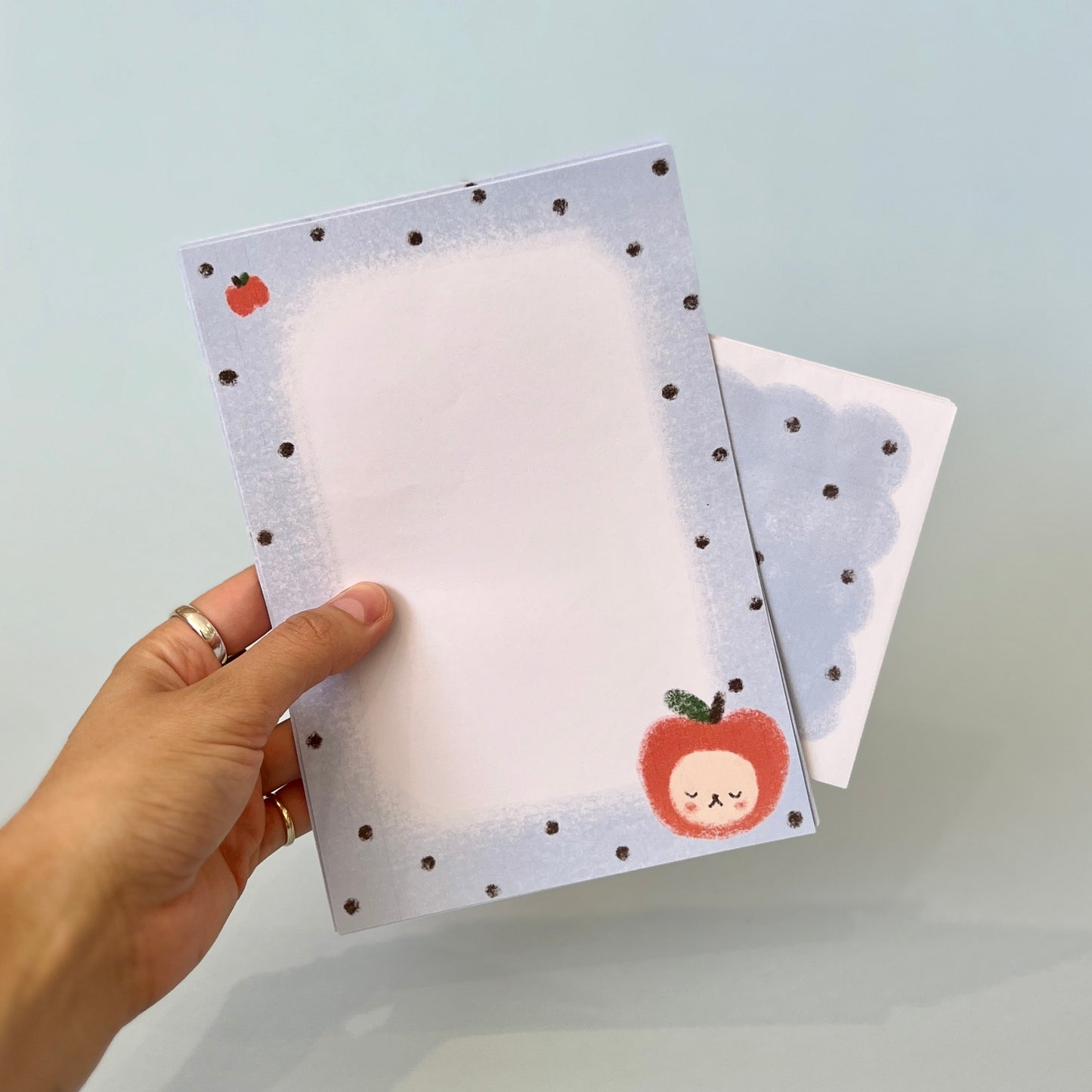 Apple Bear Stationery Set
