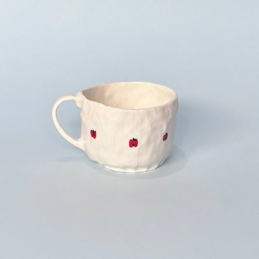 Apple Striped Tea Cup