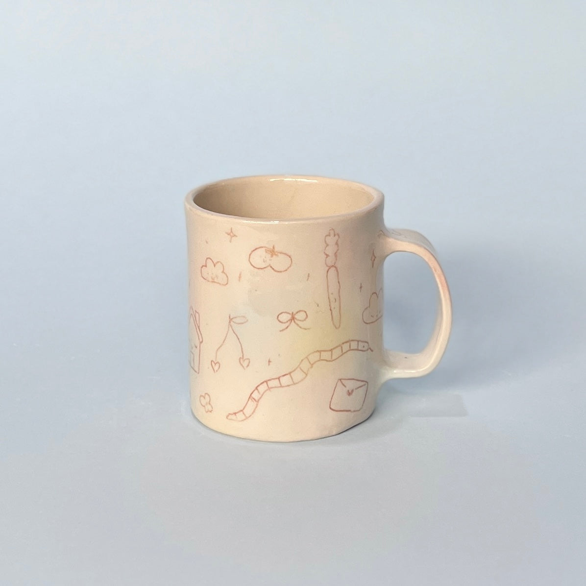 "I'm Busy Dreaming" Bubblegum Scribble Mug