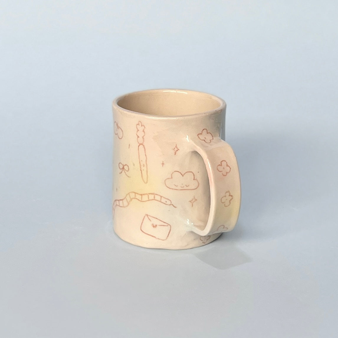 "I'm Busy Dreaming" Bubblegum Scribble Mug