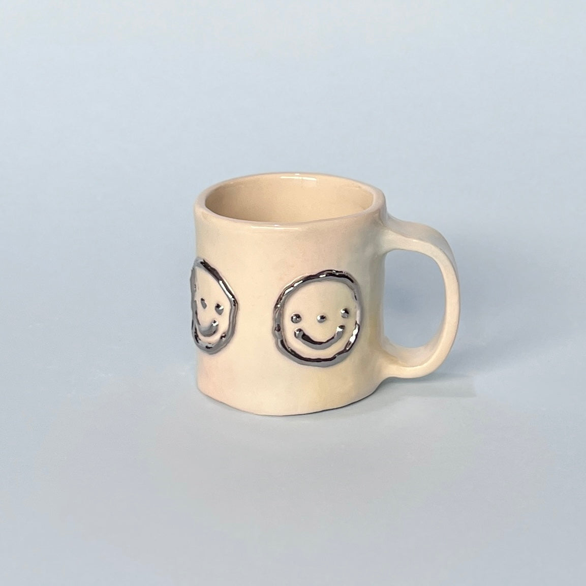 Smiley Chrome Mug