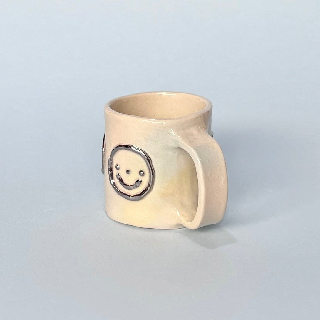 Smiley Chrome Mug